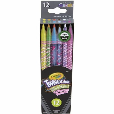 Crayola PENCIL, TWIST, BLD/BRT CYO682451